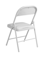 Стул складной «Клик Мебель», экокожа, цвет белый 10892972