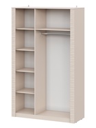 Шкаф прямой трёхстворчатый «Калипсо», с зеркалом, 1301×520×2100 мм, цвет меланж - Фото 2