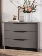 Комод напольный «Камелия», 901×390×726 мм, цвет графит - Фото 1