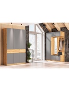 Прихожая «Авиньон», 1400×506×2216 мм, цвет дуб золотой/графит - Фото 7