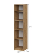 Прихожая «Авиньон», 1400×506×2216 мм, цвет дуб золотой/графит - Фото 5