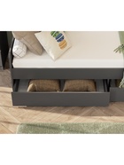 Кровать односпальная «Денвер», 2 ящика, с основанием, 2032×940×600 мм, цвет графит - Фото 3