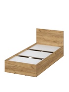 Кровать односпальная «МСП», с основанием, 900, 934×2032×784 мм, цвет дуб золотой/камень - Фото 2