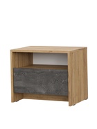 Тумба прикроватная «МСП», 501×358×414 мм, цвет дуб золотой/камень - Фото 1