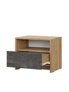 Тумба прикроватная «МСП», 501×358×414 мм, цвет дуб золотой/камень - Фото 2