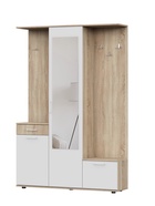 Прихожая «ПР1», 1350×330×1990 мм, цвет дуб сонома/белый - Фото 3