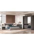 Шкаф – купе «Лайт» №25, 2001×600×2200 мм, цвет графит - Фото 4