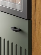 Пенал «Милан», со стеклом, 501×416×1914 мм, цвет олива/дуб золотой - Фото 4