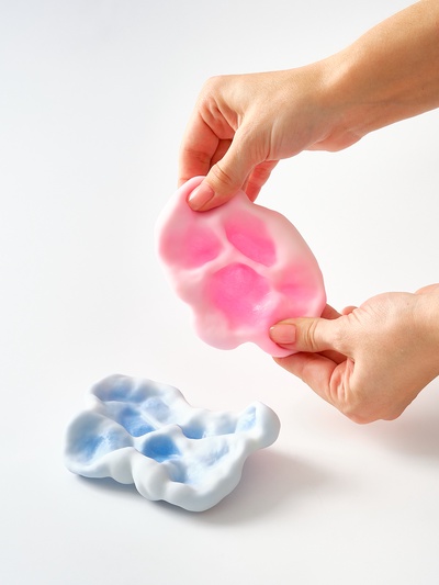 Мялка антистресс «Мягкий шар», 6.5×6.5×3.5 см, МИКС