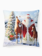 Подушка «Этель. Welcome to the New Year», 40×40 см, велюр - Фото 2