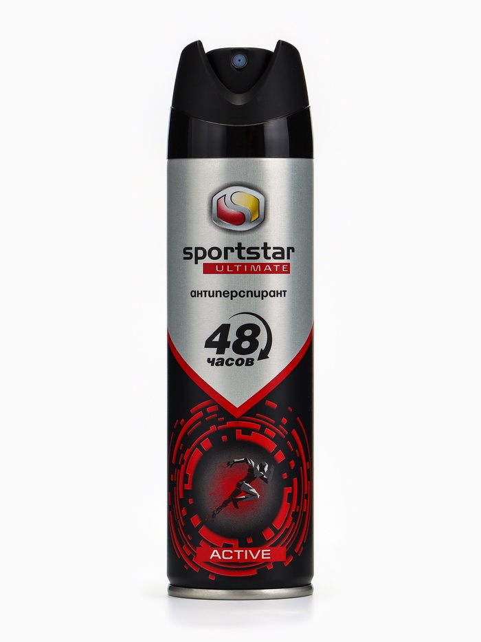 Дезодорант-антиперспирант мужской SPORT STAR Active, 150 мл - Фото 1