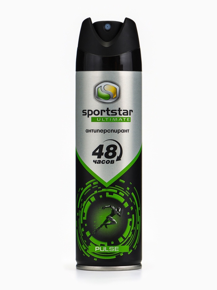 Дезодорант-антиперспирант мужской SPORT STAR Pulse, 150 мл - Фото 1