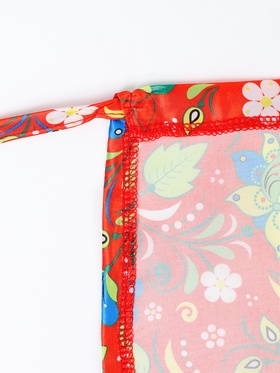 Карнавальная юбка «Марья Кудесница» красная