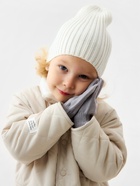 Перчатки детские MINAKU, однослойные, 14 см, серые - Фото 2