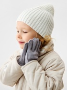 Перчатки детские MINAKU, однослойные, 14 см, серые - Фото 3