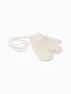 Варежки детские однослойные MINAKU «Однотонные», цвет молочный, размер 14 (4-5 лет) - Фото 2