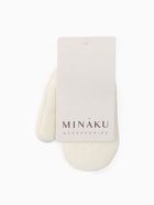 Варежки детские однослойные MINAKU «Однотонные», цвет молочный, размер 14 (4-5 лет) - Фото 4