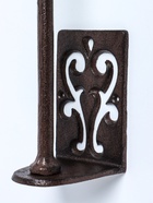 Фигурка чугун, держатель для полотенец бумажных «Узор», 10×8×32 см - фото 809146080