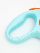 Рулетка - поводок для собак, лента 3 метра, оранж/голубая - Фото 8