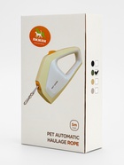 Рулетка - поводок для собак, лента 3 метра, белая/зелёная 10895316