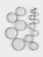 Форма для печенья Доляна «Круг», набор 14 шт., d=2.4-11.5 см, h=3 см, нержавеющая сталь - Фото 3