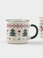 Набор кружек новогодних Доляна «Волшебство на двоих», 2 шт., 450 мл, фарфор, белый - Фото 4