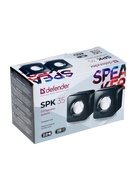 Компьютерные колонки 2.0 DEFENDER SPK 35, 5 Вт, 85 дБ, USB, чёрные 10905287 - фото 16969963