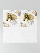 Салфетки бумажные «Золотая лошадь», однослойные, 24?24 см, 20 шт. (комплект 2 шт) - фото 53417434