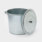 УЦЕНКА Бак для белья 32 л, оцинкованный, без решетки - Фото 3