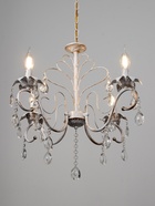 УЦЕНКА Люстра «Фредерика» 5×40 Вт E14 белый+золото 58×58×65 см BayerLux 10924766