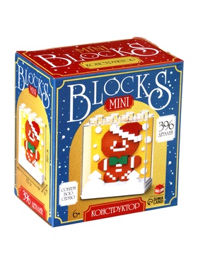 UNICON Конструктор "Mini Blocks", 396 деталей, печенька