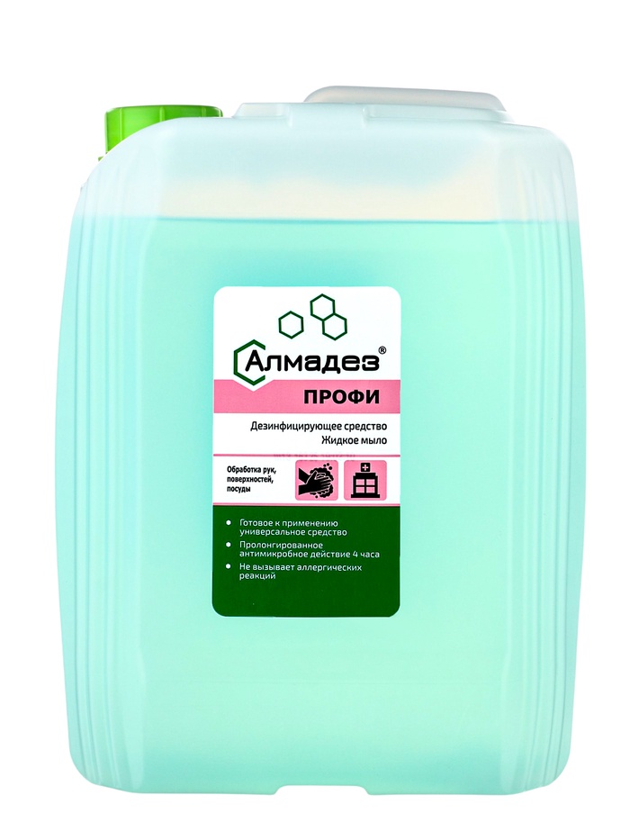 Антисептик-дезинфицирующее средство, жидкое мыло «Алмадез-профи», канистра, 5 л - Фото 1