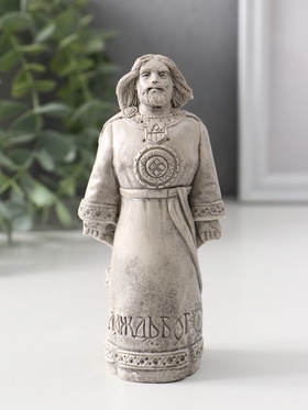 Фигура славянский Бог «Даждьбог», 12.5×5.5×5.5 см, серая