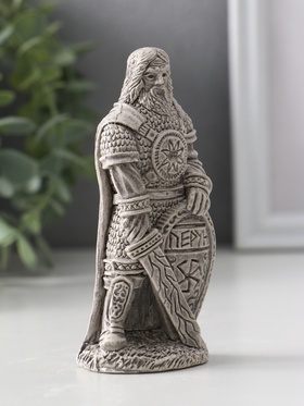 Фигурка славянский Бог «Перун» 11×5×4 см, серый