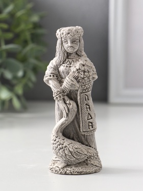 Фигура славянская богиня «Лада», 10.5×4×3.5 см, серая
