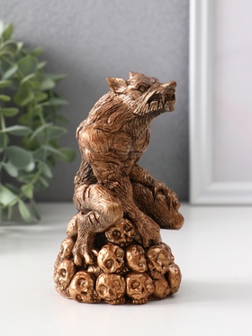 Фигура гипс «Оборотень», 12×7.5×7.5 см, бронза