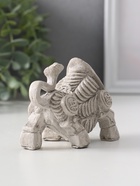 Фигурка гипс «Золотой телец», 10×5×6,,5 см, серая - Фото 4