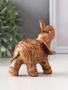 Фигурка гипс «Слон Махараджа», 10×5.5×9.5 см, бронза - фото 52746056