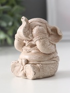 Фигурка гипс «Слон ничего не вижу», 7×5.5×6 см, слоновая кость - фото 52746076