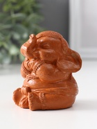 Фигурка гипс «Слон ничего не говорю», 7×5.5×6 см, красная глина - фото 52746084