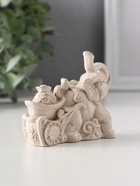 Фигурка гипс «Слоник с мешком денег», 6.5×4×8.5 см, слоновая кость - фото 52746092