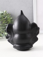 Фигурка гипс «Ганеша», 14.5×13.5×9 см, чёрная - фото 52746107