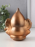 Фигурка гипс «Ганеша», 14.5×13.5×9 см, бронза - фото 52746111