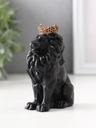 Фигурка гипс «Лев в короне», 9×4×6.5 см, чёрная - Фото 4