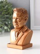 Бюст «Ельцин», фигурка гипс, 11×7×5 см, бронза - фото 809146465