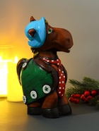 Копилка для денег «Конь в пальто», 16.5×11.5×25 см - фото 53097038