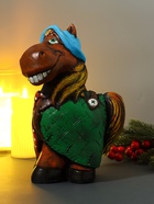 Копилка для денег «Конь в пальто», 16.5×11.5×25 см - фото 53097039