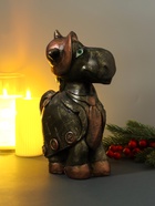 Копилка для денег «Конь в пальто», 16.5×11.5×25 см, золото - Фото 4