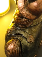 Копилка для денег «Конь в пальто», 16.5×11.5×25 см, золото - Фото 6