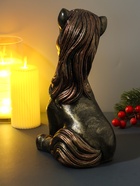 Копилка для денег «Лошадь», 12×14.5×24.5 см, золото - фото 53097053